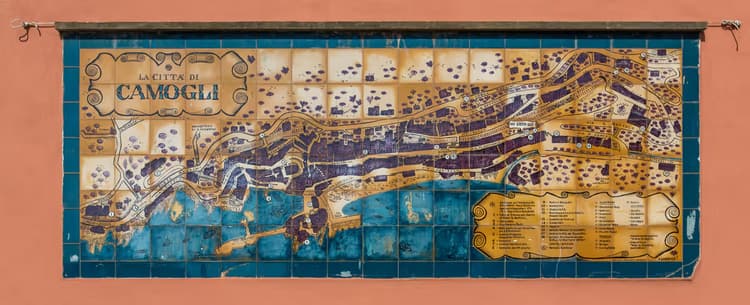 Kaart van Camogli