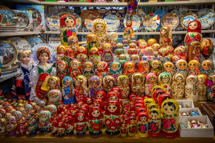 Kleurrijke Matroesjka's