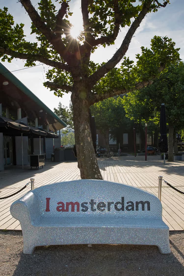 Zitbank in Amsterdam