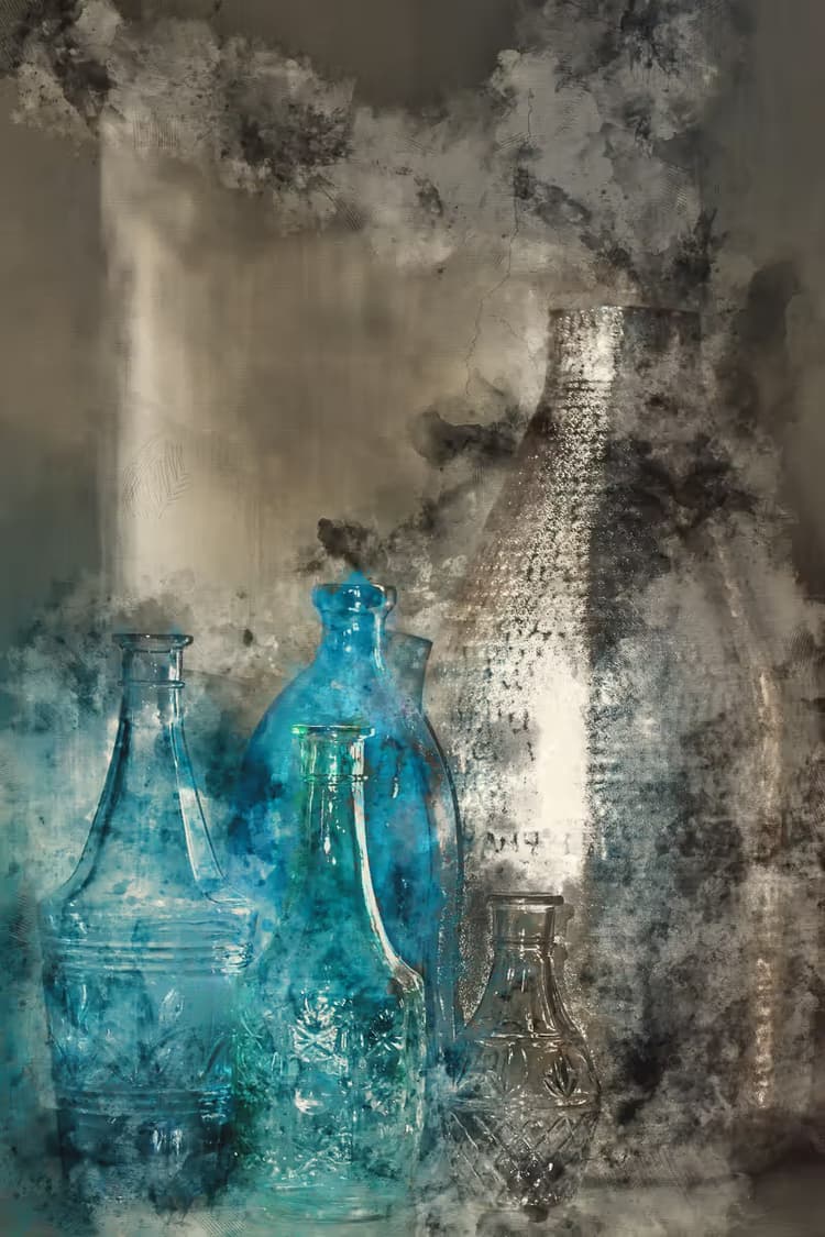 Kleurrijke Glazen Vazen